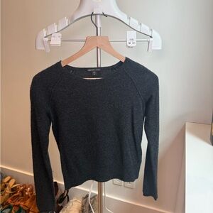 James Perse Charcoal Long Sleeve Top